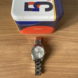 Fossil silver watch